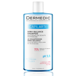 Dầu Gội DERMEDIC CAPILARTE Sebu-Balance Shampoo Restoring The scalp's Microbiome 300ml